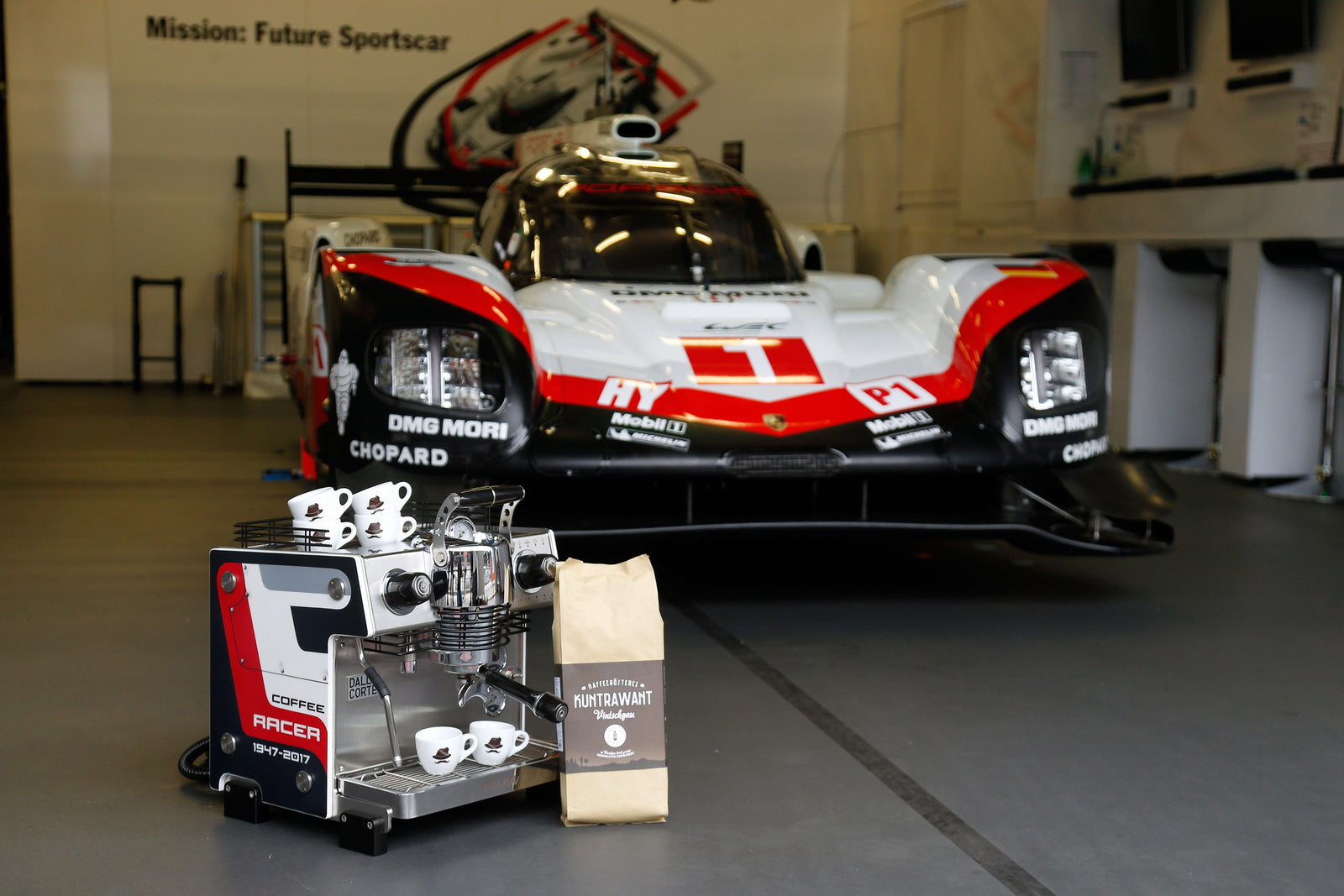 Official Coffee Supplier for Porsche Motorsport