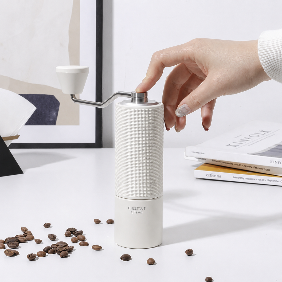 Timemore Handmühle Weiss