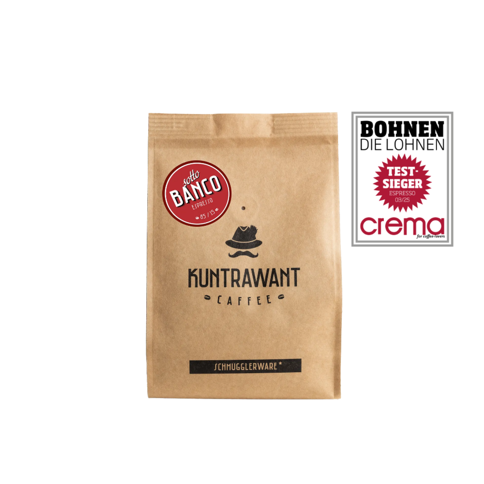 Sotto Banco 400g 85% Arabica Espresso Crema Testsieger