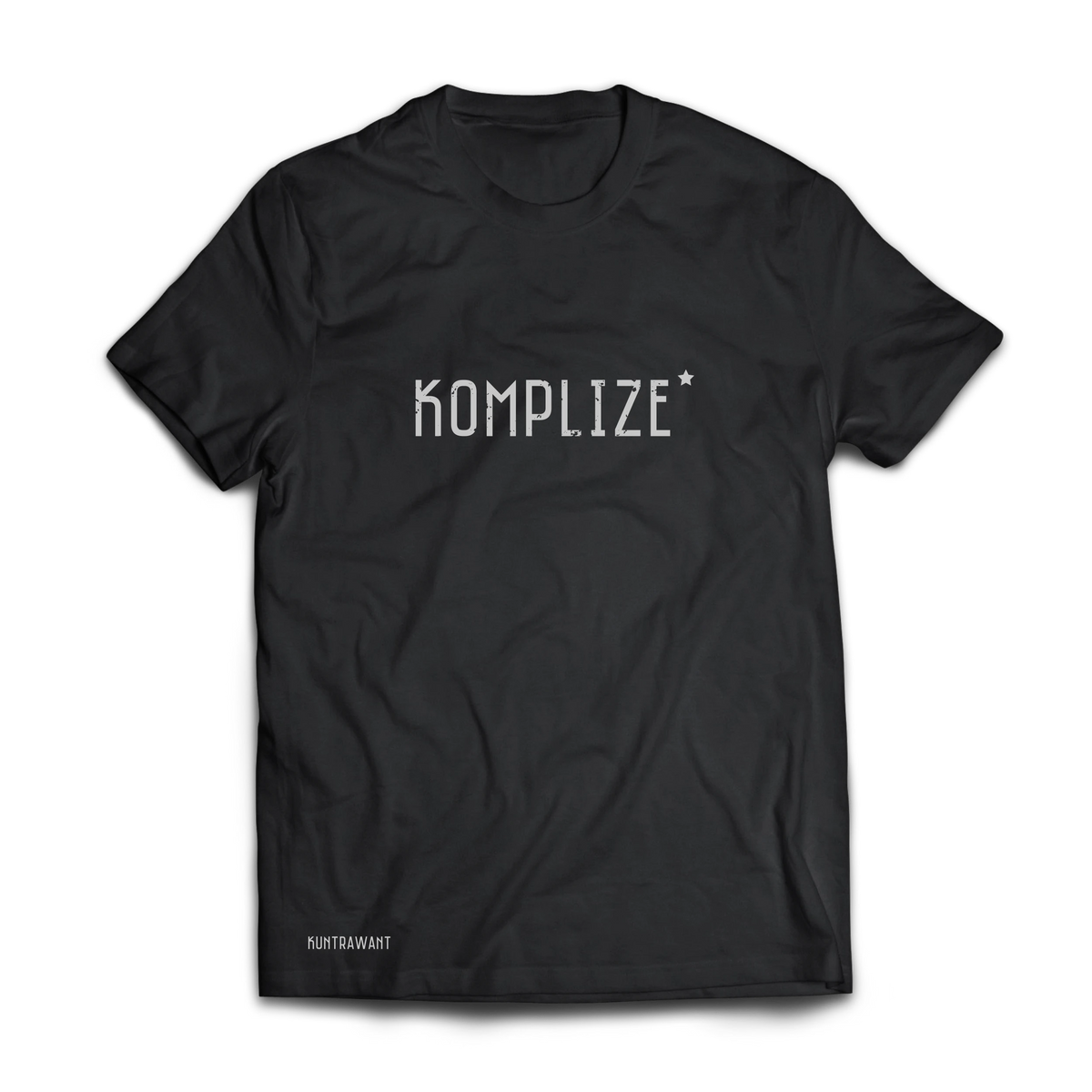 T-Shirt Komplize schwarz freigestellt