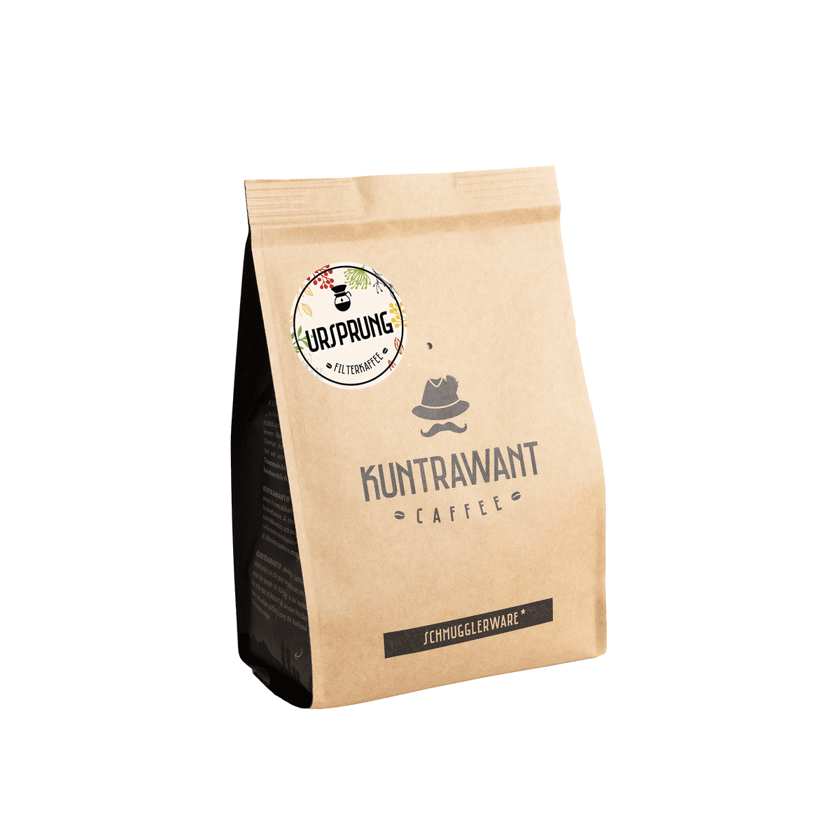 Ursprung Filterkaffee 100% Arabica 400g Seitlich