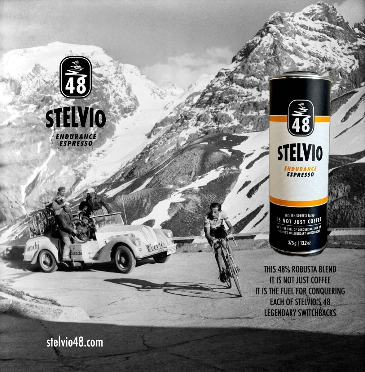 Stelvio Dose mit Fausto Coppi