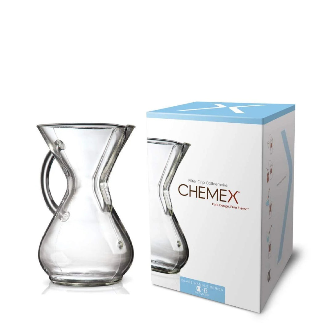 Chemex | Glass carafe with glass handle for 6 cups