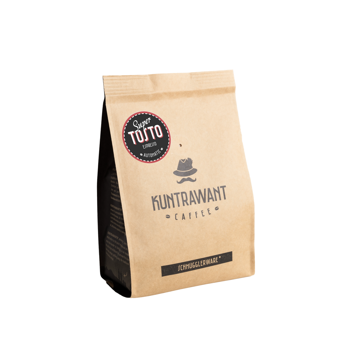Super Tosto 50% Arabica 50% Robusta 400g Seitlich